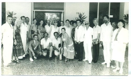 Primeros egresados de los estudios de danza en el ISA. Archivo Centro de Documentación de las Artes Escénicas María Lastayo